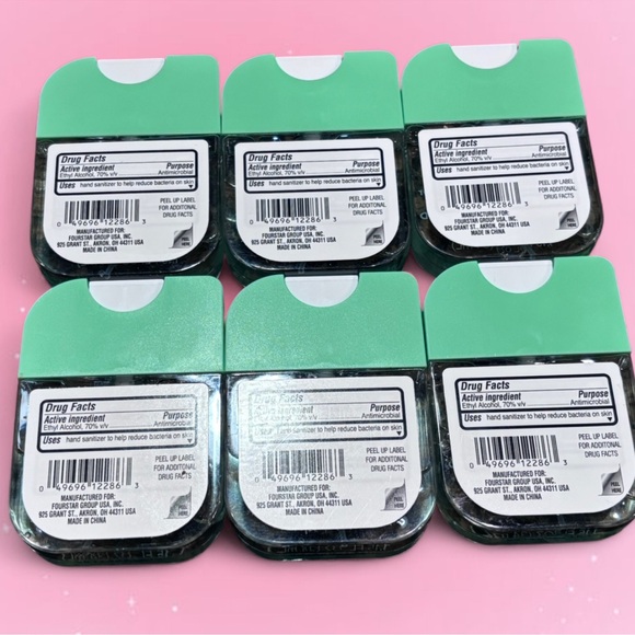 B.Pure Cucumber Scented Moisturizing Hand Sanitizer Spray 1.15oz Set of 6 - Picture 2 of 2